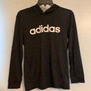 Adidas Boys Hooded Training Shirt